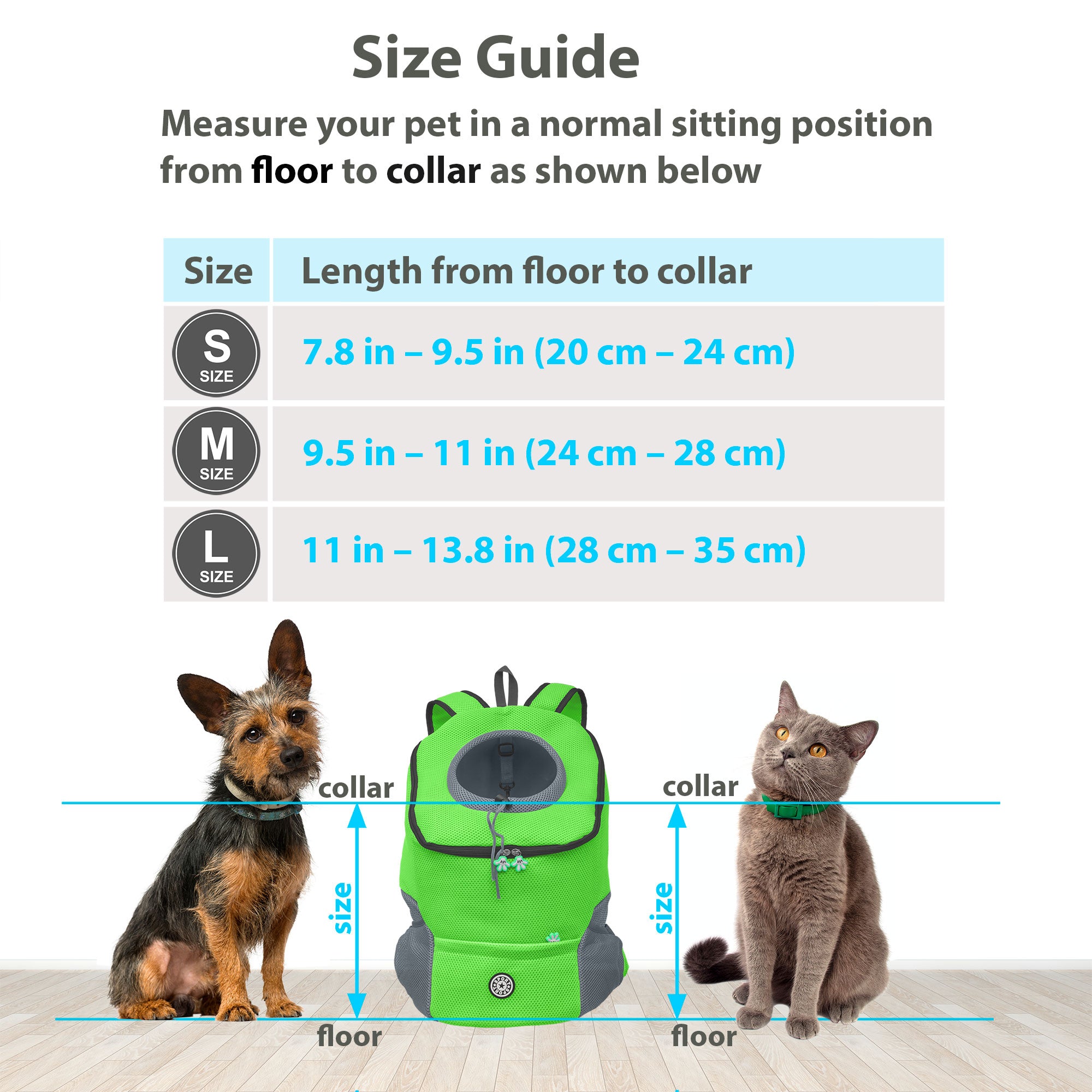 Wulee Pet-A-Porter Pet Carrier, Pet Backpack – Barksnpurrs