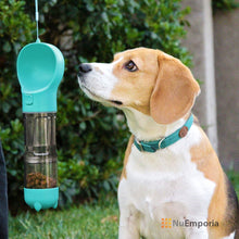 Load image into Gallery viewer, Multifunctional Pet Feeder Water Bottle 4-in-1
