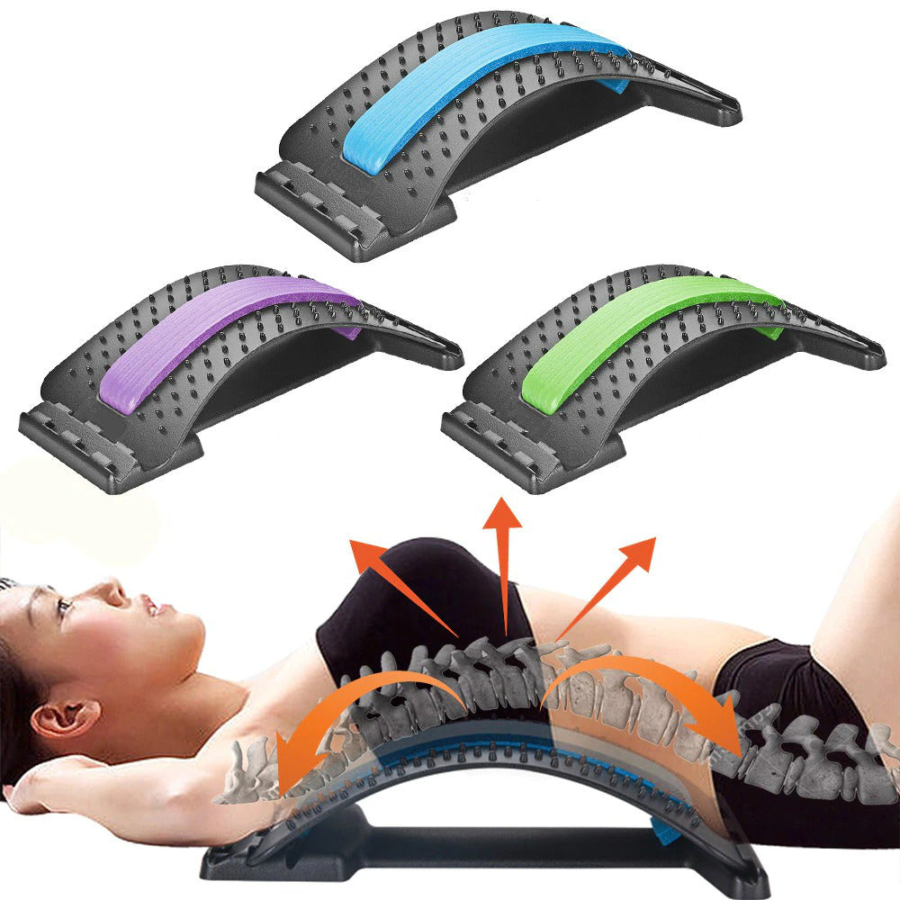 Back Stretcher Backs Massager Lumbar Relief Pain Acupuncture Spine